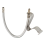 Kit extensor de haste de válvula dupla, extensão trançada para pneus de roda dupla de 16 a 19-1/2 polegadas 5