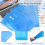 12 Pack Envelopes with Button & String Tie Closure, Expandable Files Organizer Document Folders,for School Office Home 6