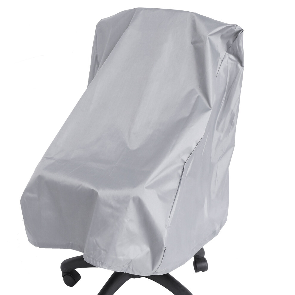 Kopinma Waterproof Boat Seat Cover For Pontoon Captain Bench - Uv-Resistant, Weatherproof Chair Protector (61X56x64 Cm, Silver Gray)