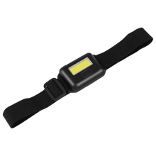 Cob Led Mini head light lamp Headlight 3 Modes Rainproof Flashlight Head For Outdoor Camping Fishing Black
