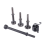 5 Pcs Smoothing Pneumatic Air Hammer Chisel Bits Tools Kit 3