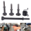 5 Pcs Smoothing Pneumatic Air Hammer Chisel Bits Tools Kit 9