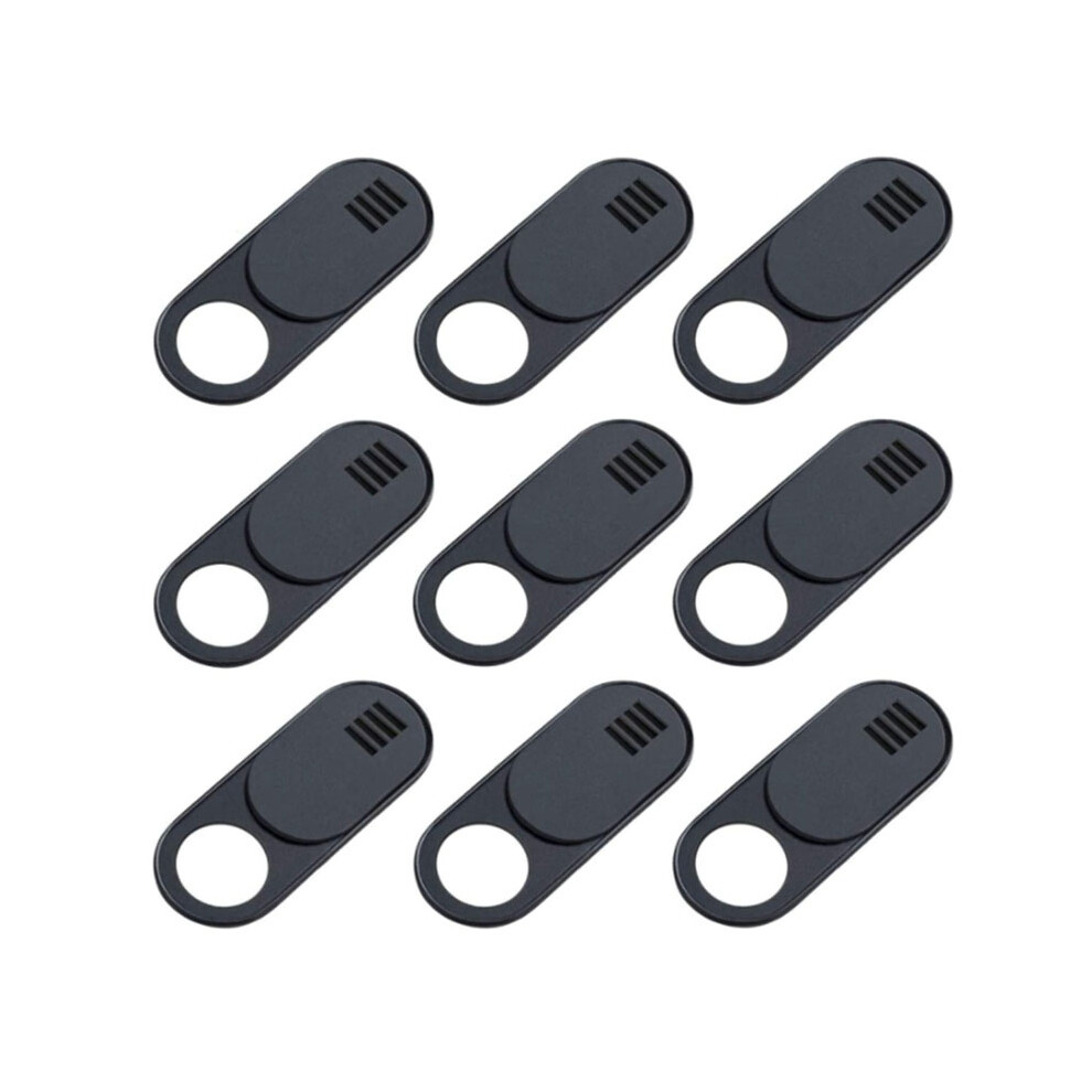 Lot de 9 coques coulissantes ultra-fines à trou rond pour appareil photo d'ordinateur portable, pour ordinateur professionnel