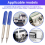 50PCS Replacement Deep Point Blades Compatible with for Explore Air/Air 2/Air 3/, Cut Blade 5