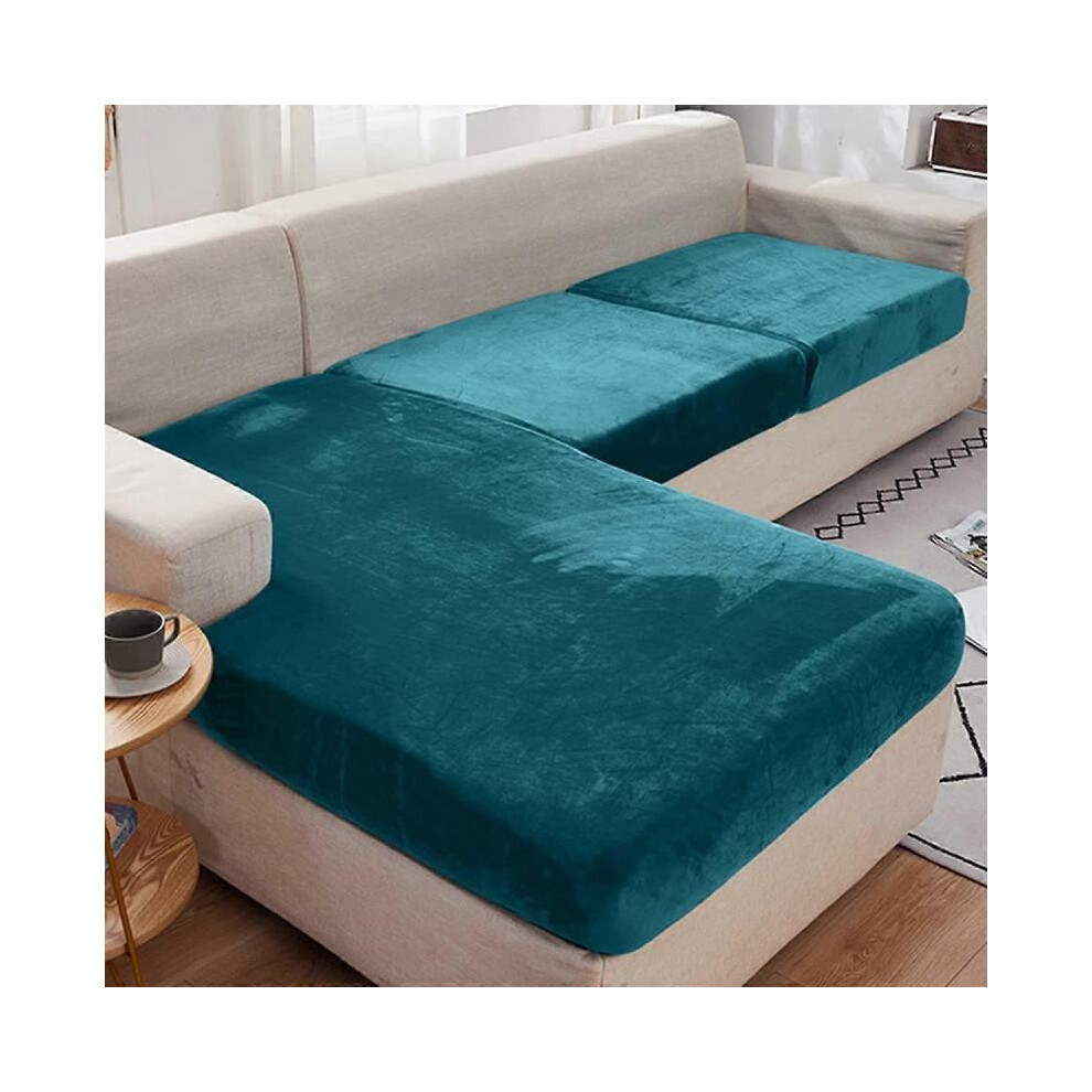 Housse de coussin de canapé,Housse de coussin de canapé en velours en forme de L,Housse de canapé lavable