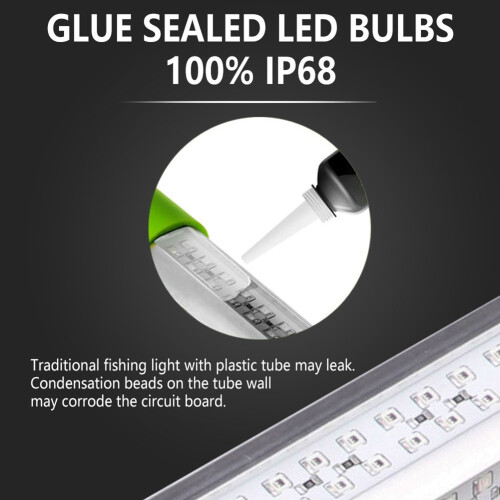 70W DC 12V LED Φως Ψαρέματος 108 Δολώματα Υποβρύχιο Δόλωμα Crappie Πράσινο Νυχτερινό Εύρημα 2