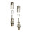sets fiets hydraulische rem rechte verbinding voor AVID Formula, slangadapters connector insert 2