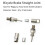 sets fiets hydraulische rem rechte verbinding voor AVID Formula, slangadapters connector insert 3