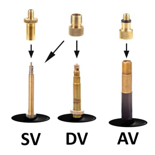 4-pack fietsventieladapterbuis SV AV DV pomp-inflatoraccessoires 2