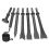 8Pc Air Chisel Head Set Pneumatic Hammer Punch Chipping Tool Hamme Cutting Rusting 6