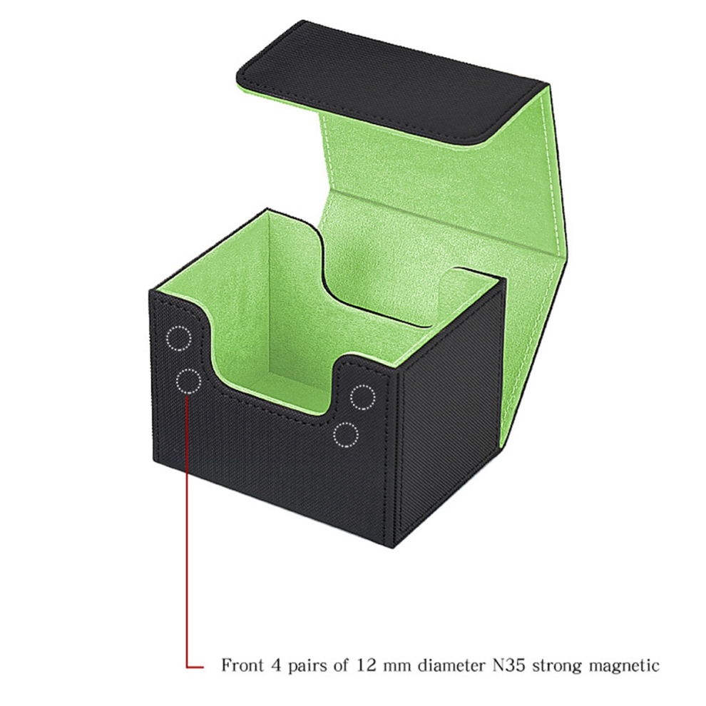 Boîte de rangement pour cartes à collectionner, étui de protection pour plus de 100 cartes, bleu