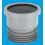McAlpine McAlpine DC1-GR Grey 4"/110mm Drain Connector 2