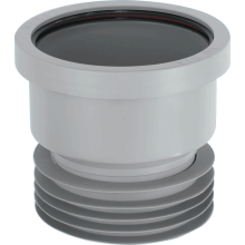 McAlpine DC1-GR Grey 4"/110mm Drain Connector