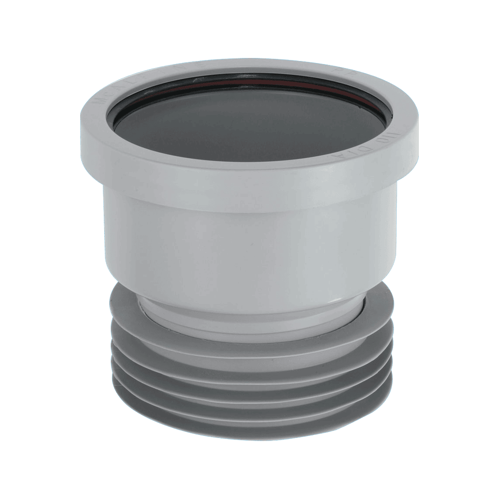McAlpine DC1-GR Grey 4"/110mm Drain Connector