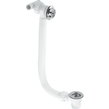 McAlpine WF21 Wasteflow with 1.5" Waste Outlet Fitting, Plug, Chain and 2 Way Connector