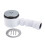 McAlpine McAlpine 3 Pin Shower Trap + Flex Adaptor - Chrome Plastic 1