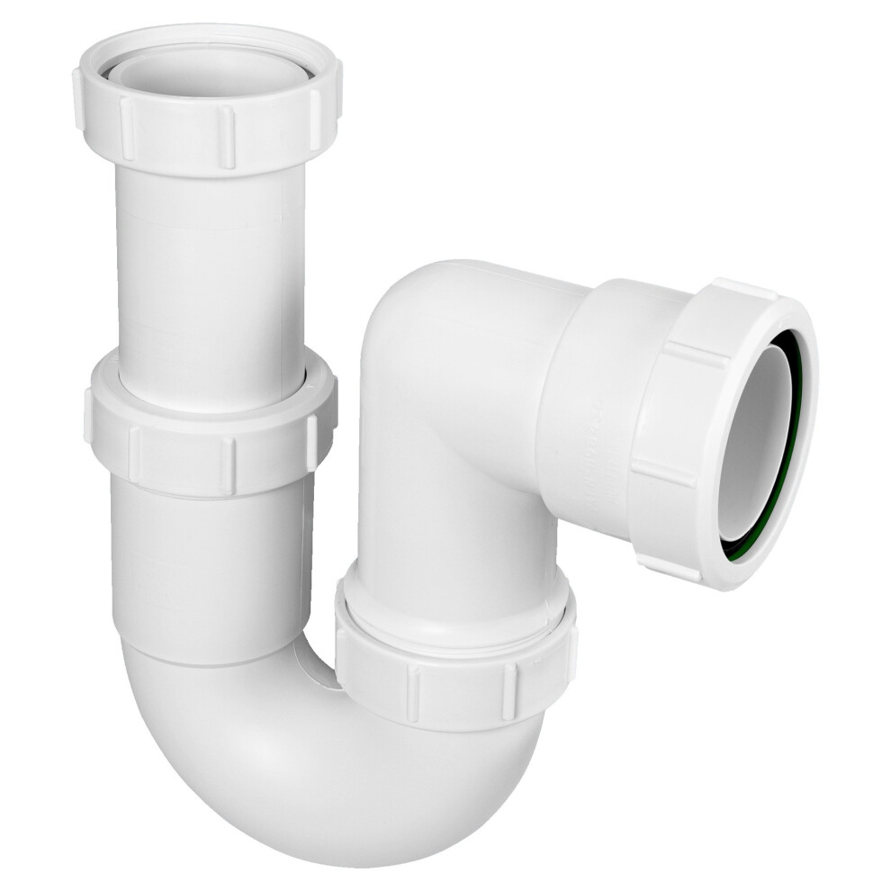 McAlpine 2" x 75mm Water Seal Adjustable Tubular Swivel P Trap ASE10