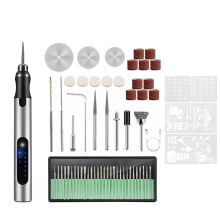 USB Rechargable Engraving Pen with 58Bits,DIY Tool Kit for Carving Wood Jewellery Glass Metal Plastic