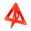 Portable Car Auto Reflective Traffic Warning Sign Triangle Foldable Solid Standing Tripod Road Emergency Standby 2