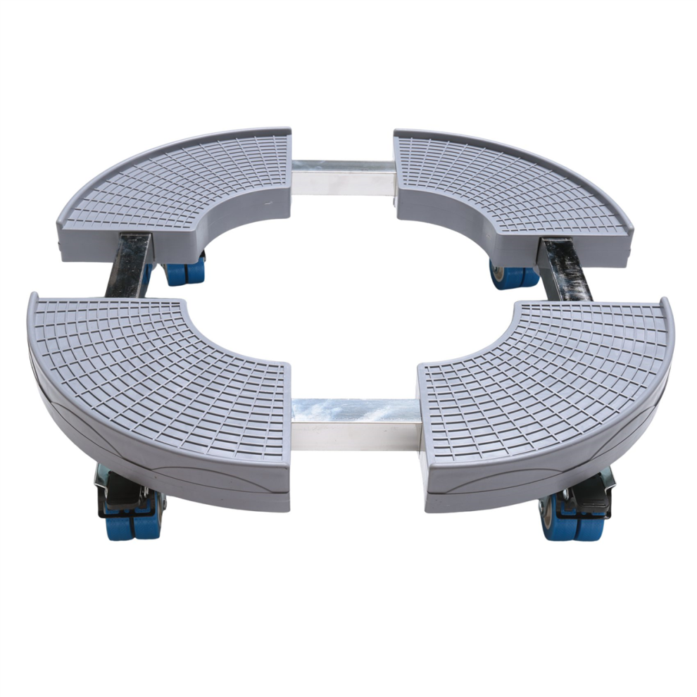 Support de base pour machine à laver, support de roue ondulé, étagère pour plantes avec roulettes, pot de fleurs