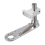 200mm Aluminum Polyurethane Industrial Encoder Wheel Measuring with Type 20mm Mounting Bracket 7