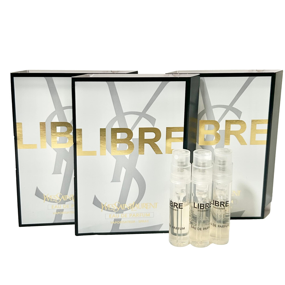 chantillon de parfum pour femme Yves Saint Laurent YSL Libre 1,2 ml - lot de 3