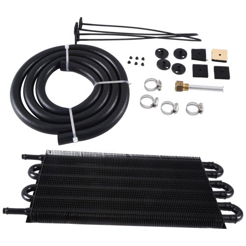 Radiator Condenser Water Tank Transmission Universal Black 2