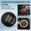 Start Stop Engine Button Push Ignition Switch Cover Replacement for X1 X3 X5 X6 Z4 (E84, E83, E70, E71, E89) 1 3 5 Series (E87,E90/E91/E92/E93,E60) ( 6