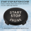 Start Stop Engine Button Push Ignition Switch Cover Replacement for X1 X3 X5 X6 Z4 (E84, E83, E70, E71, E89) 1 3 5 Series (E87,E90/E91/E92/E93,E60) ( 8