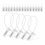 1000 Pcs Plastic Tamper Seals Tags Security Safety Numbered Zip Ties Labels White 1