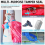 1000 Pcs Plastic Tamper Seals Tags Security Safety Numbered Zip Ties Labels Light Blue 7