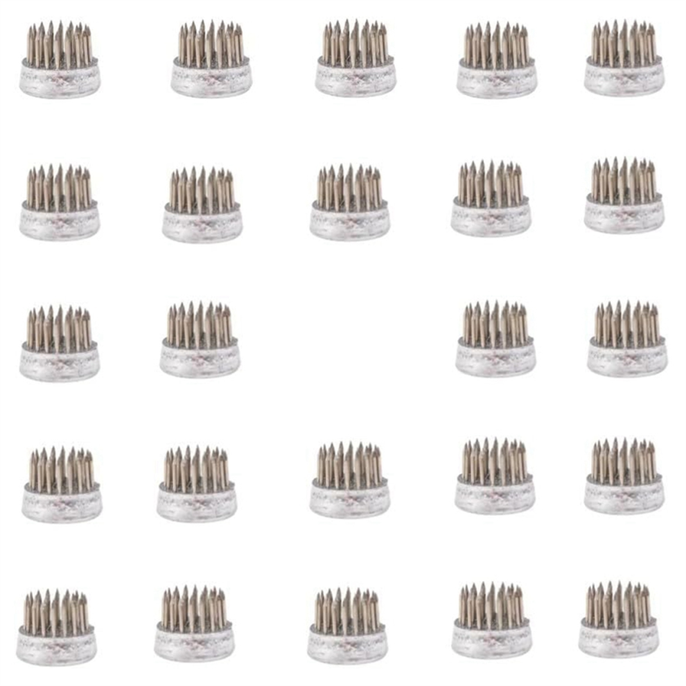 Portafiori A Forma Di Rana In Acciaio Inox Per Composizioni Floreali, Per Aule, Casa E Ufficio (24 Pezzi, 2,3 Cm)-image