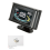 Auto gemodificeerde LCD 3-in-1 watertemperatuurmeter oliedruk voltmeter W 10 mm sensor + NPT1/8 sensor 3