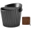 Espresso Grounds Knock Box,Small Coffee Puck Box with Removable Bar for Machine Grind 6