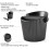 Espresso Grounds Knock Box,Small Coffee Puck Box with Removable Bar for Machine Grind 4