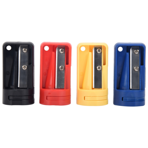 Carpenter Pencil Sharpener- 4 Pack Manual Sharpener for Flat Pencils , Portable Sharpening Tool 1