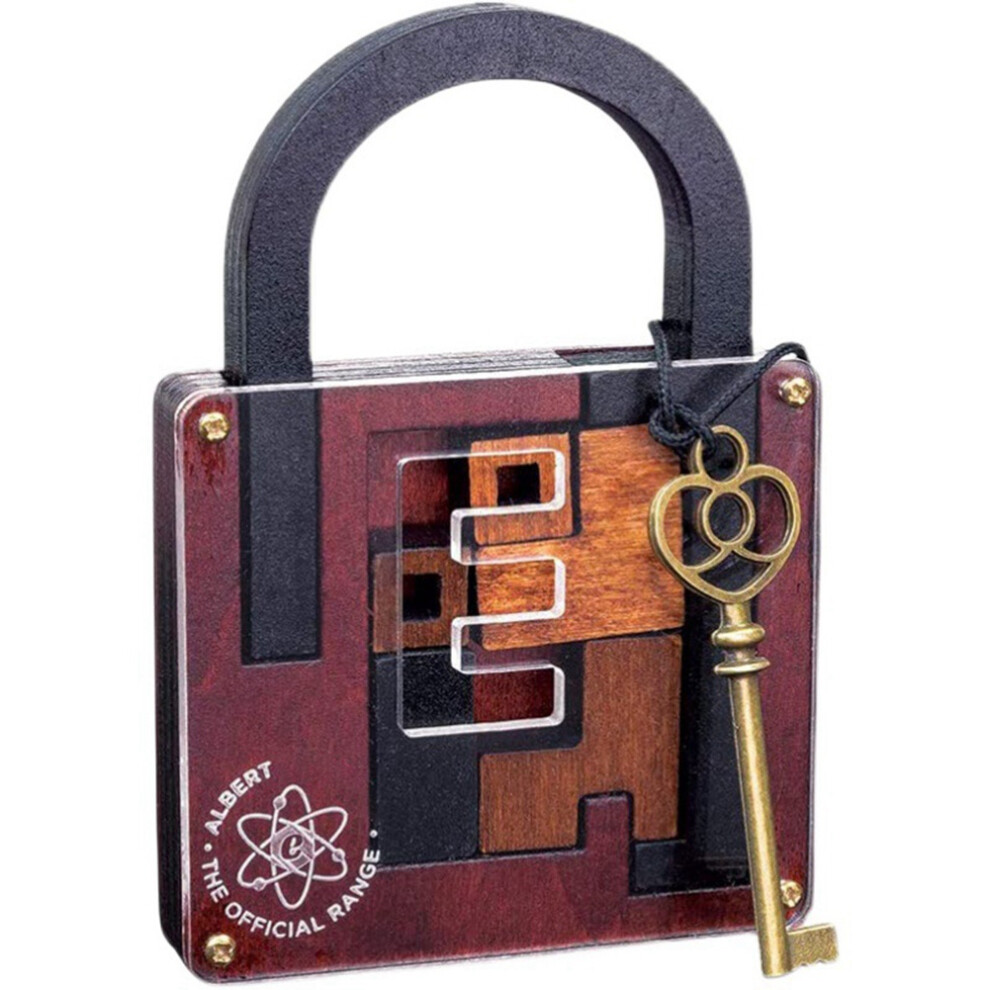 High Difficulty Level IQ Lock Puzzle Classic Wooden Brainteaser Puzzles Game for Adults-image-OPC-PH9NC5C-NEW
