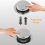 Chrome Tip Toe Bathtub Tub Drain Conversion Kit Assembly, Trim With Two Hole Overflow Faceplate 4