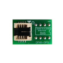 QFN8/WSON8/MLF8/MLP8/DFN8 naar DIP8 voor CH341A TL866Ii Plus RT809H/F T48 T56 EZP2023 programmeur, 6X8mm IC chips socket