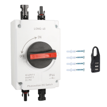 PV Solar Photovoltaic Disconnect Switch, LONQ-40 DC Isolator Switch IP66 Waterproof DC1000V 32A 4P