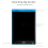 Quadro de desenho LCD de 12 polegadas adequado para brinquedos infantis, pintura, quadro de escrita eletrônico, meninos (monocromático) A 5