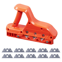 Cepilladora de triple filo, cepilladora triple con 10 cuchillas, herramientas manuales para cortar placas de yeso de 60