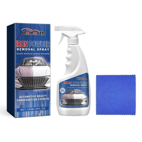 Car Paint Rust Remover Wheel Iron Powder Rust Remover 120ml