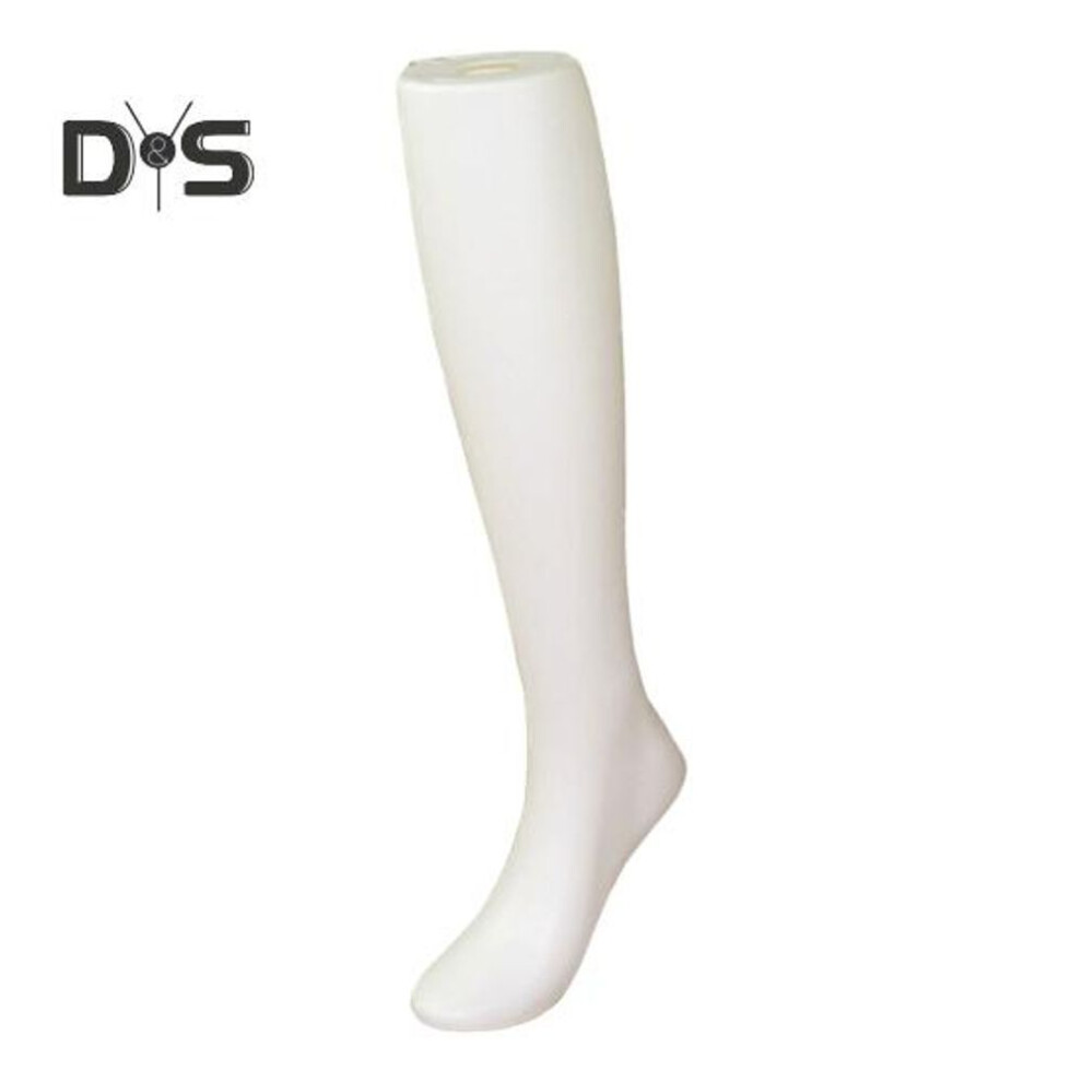 (as the picture, B) Feet Mannequin Female Foot Sock Display Model Knee High Stocking Mannequin Human Leg Standing Mold For Shoes Sock Display