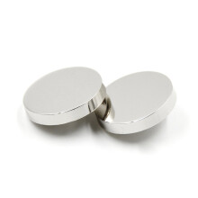 10 St ck flache Metallkn pfe f r Damenanz ge, Wollm ntel, Jacken, Hemden, Anz ge, Hosen, runde N hkn pfe (25 mm, Silber)