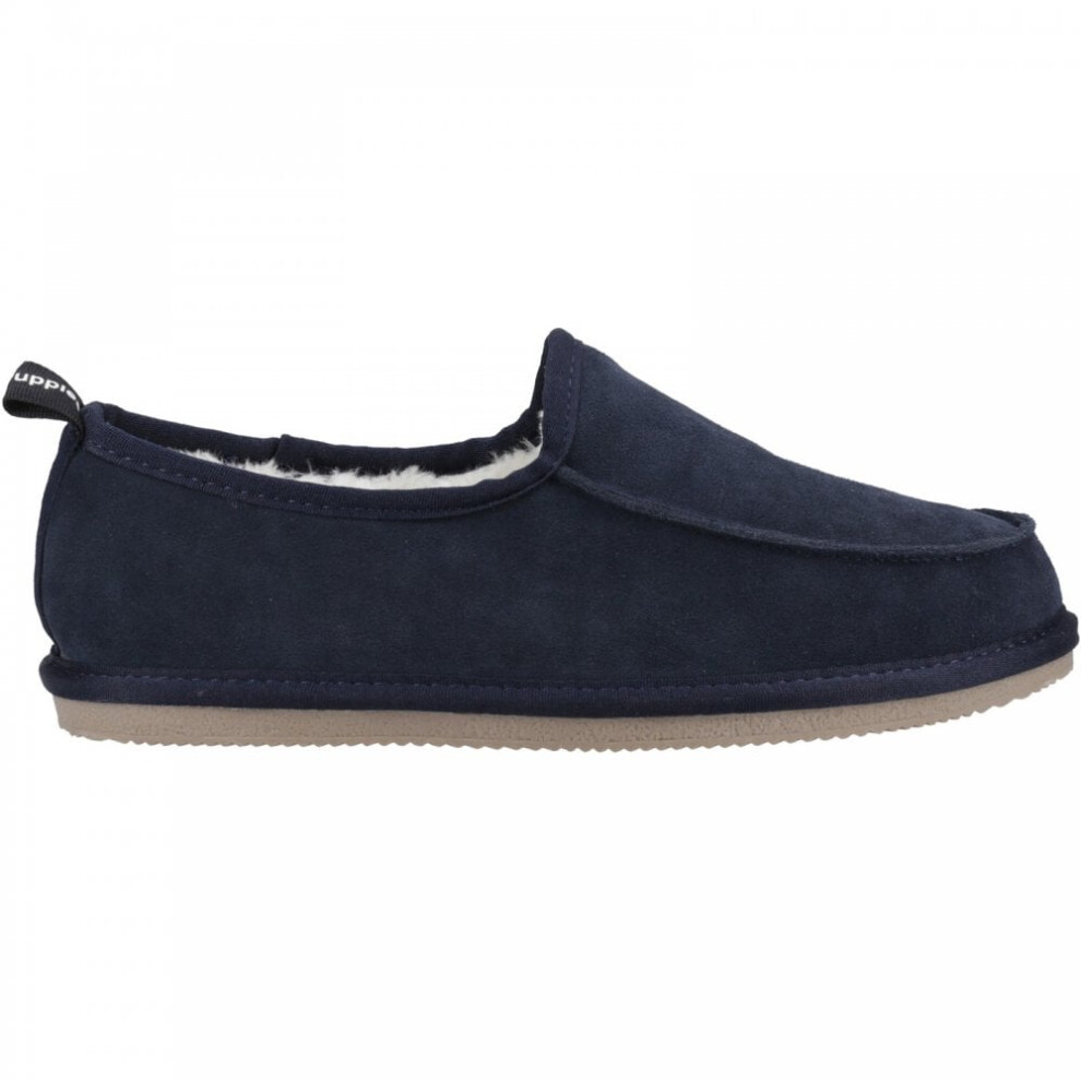 (6 (Adults')) Charles | Navy | Mens Memory Foam Slipper