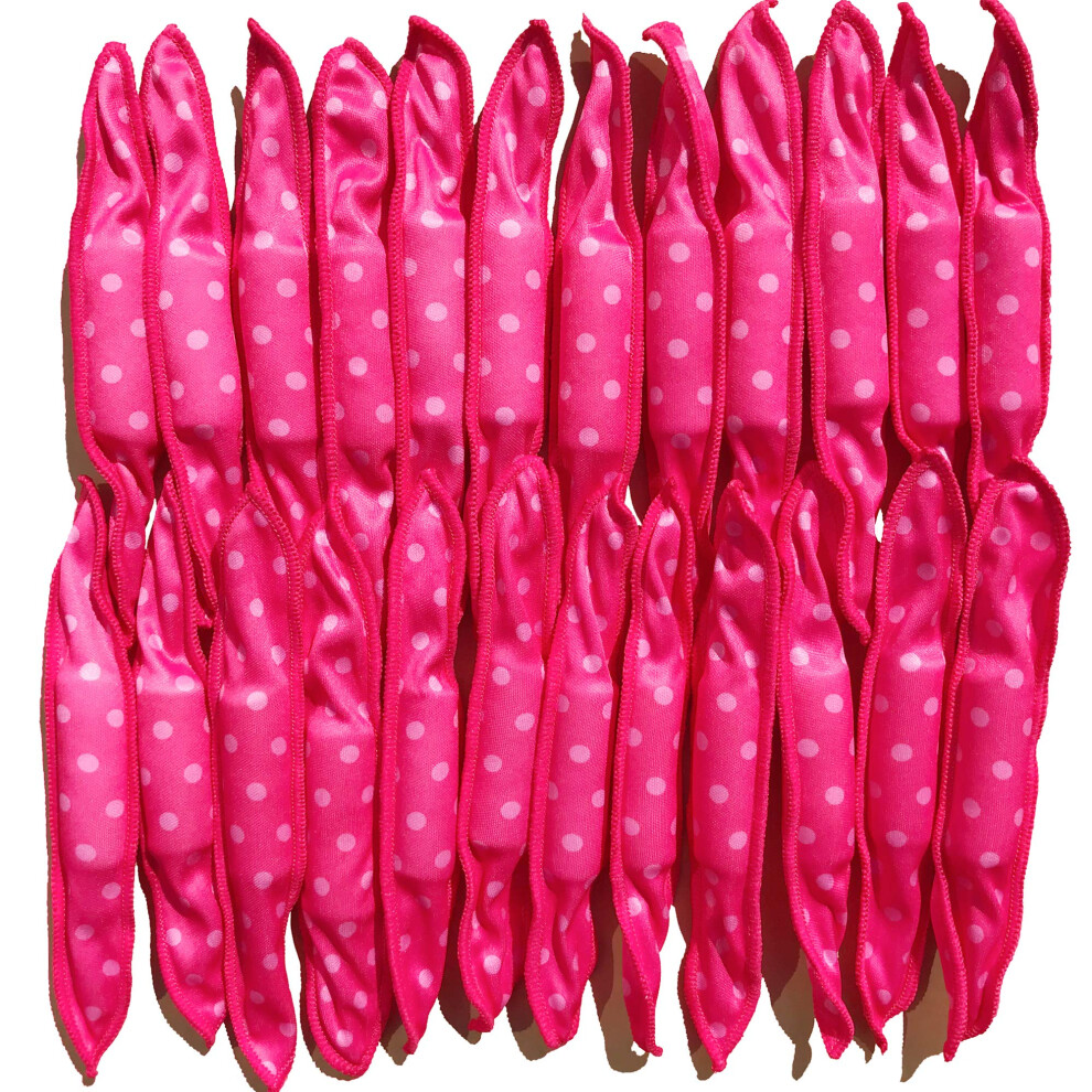 Dababell 40 Soft Heatless Hair Curlers - Large Overnight Pillow Sponge Rollers For Curly Hairstyle