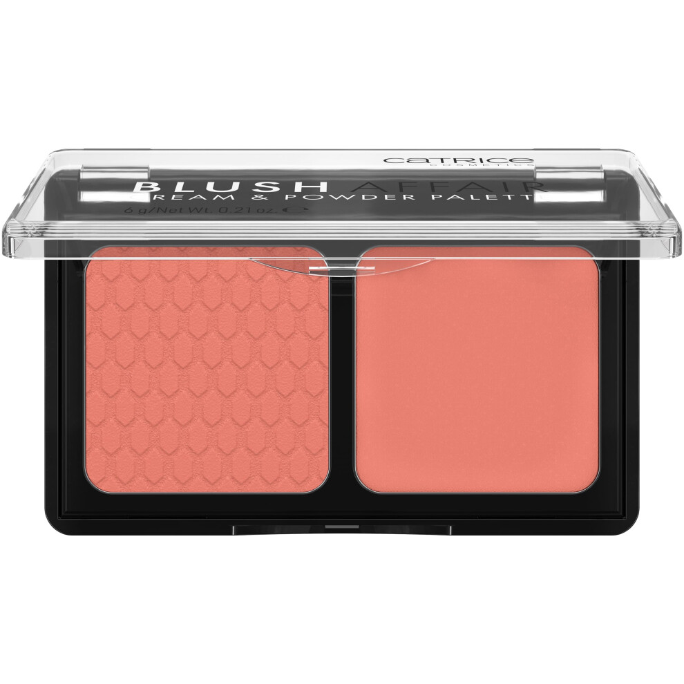 Catrice Cream/Peach | Blush Affair & Powder Palette | Highly Pigmented Radiant & Soft Matte Powder | Vegan & Cruelty Free 040 Passion