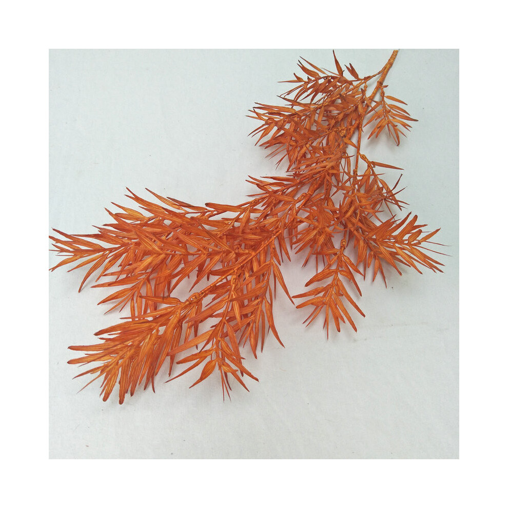 (Deep Orange) Leaves Bamboo Plastic For Wedding Photography Props And Gift Decoration Home-image-OPC-PH9NTBP-NEW