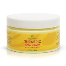ORGANIC EXTRACT Turmeric Brightening Face Cream - 4 fl oz / 113 g - Natural Skin Brightening Cream Facial Moisturizer Fade Scars Sun Damage & Age
